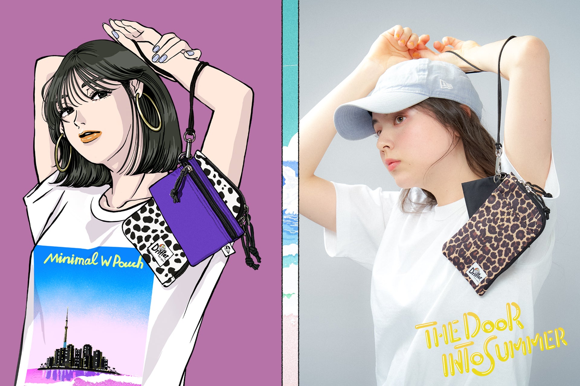 【MINIMAL W POUCH】Drifter 2022SS NEW ARRIVALS REVIEW #5-1