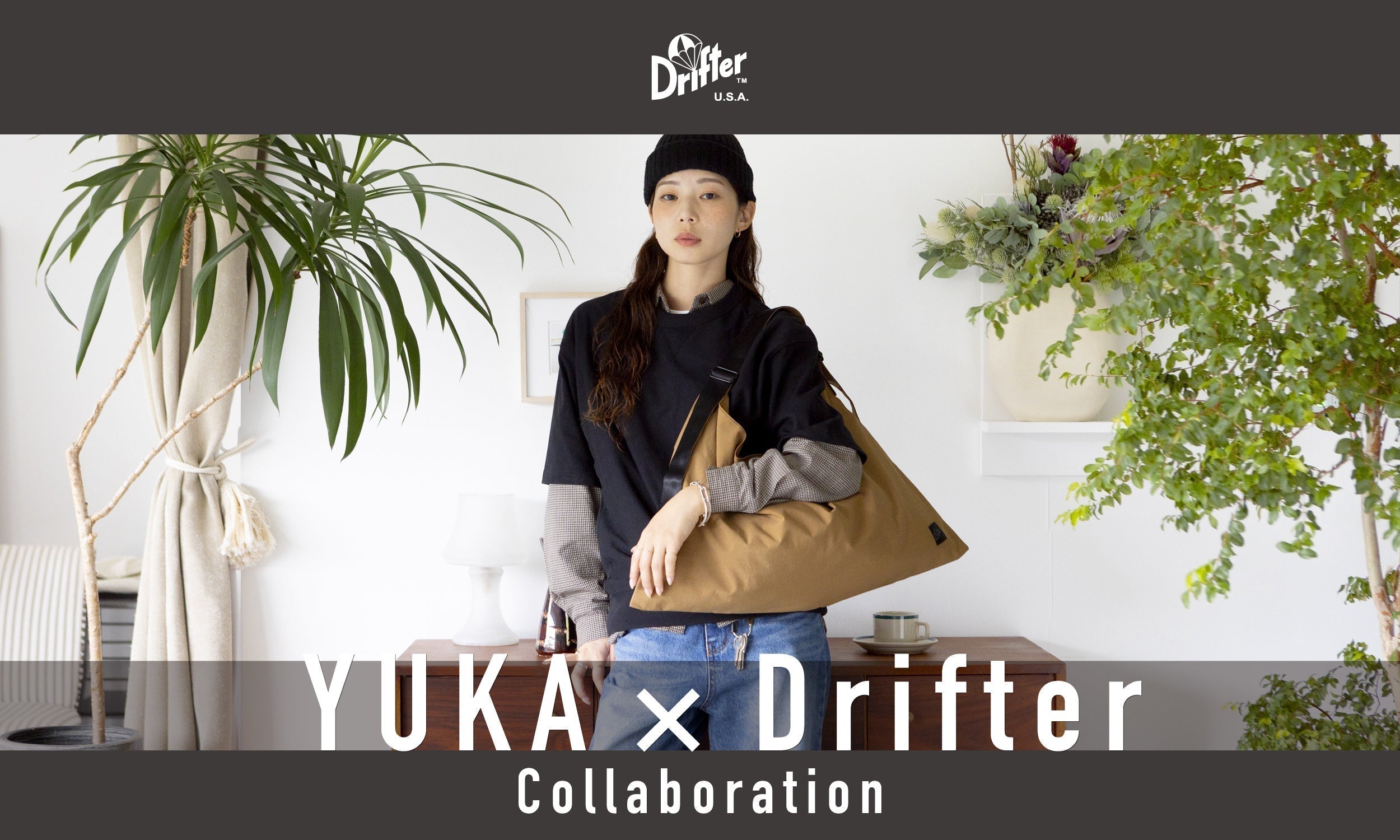 【YUKA× Drifter Collaboration】YUKAさんコラボレーションバッグ
