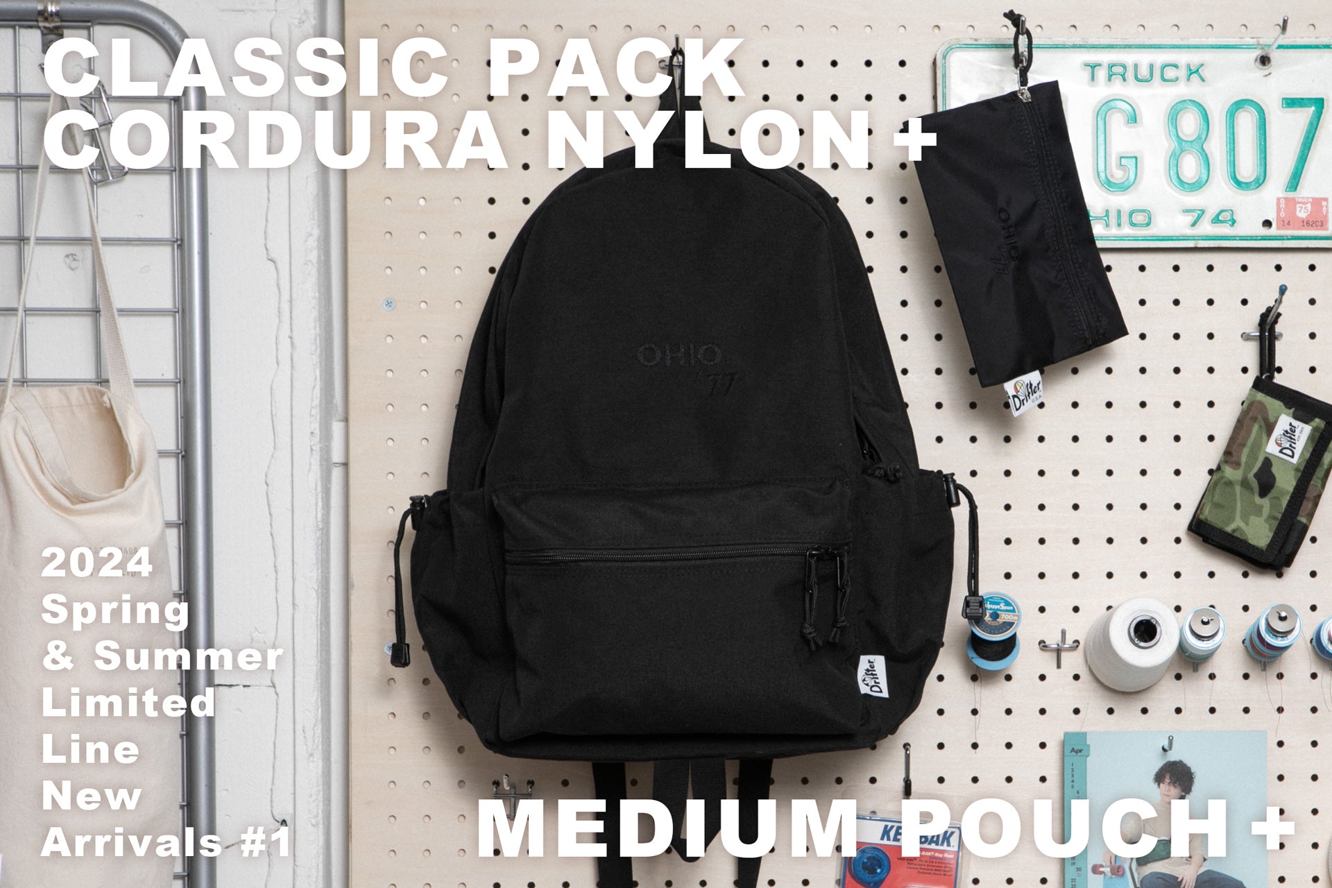 【CLASSIC PACK CORDURA NYLON + & MEDIUM POUCH +】24SS Limited Line New Arrivals #1 / 公式オンライン限定モデル新作レビュー