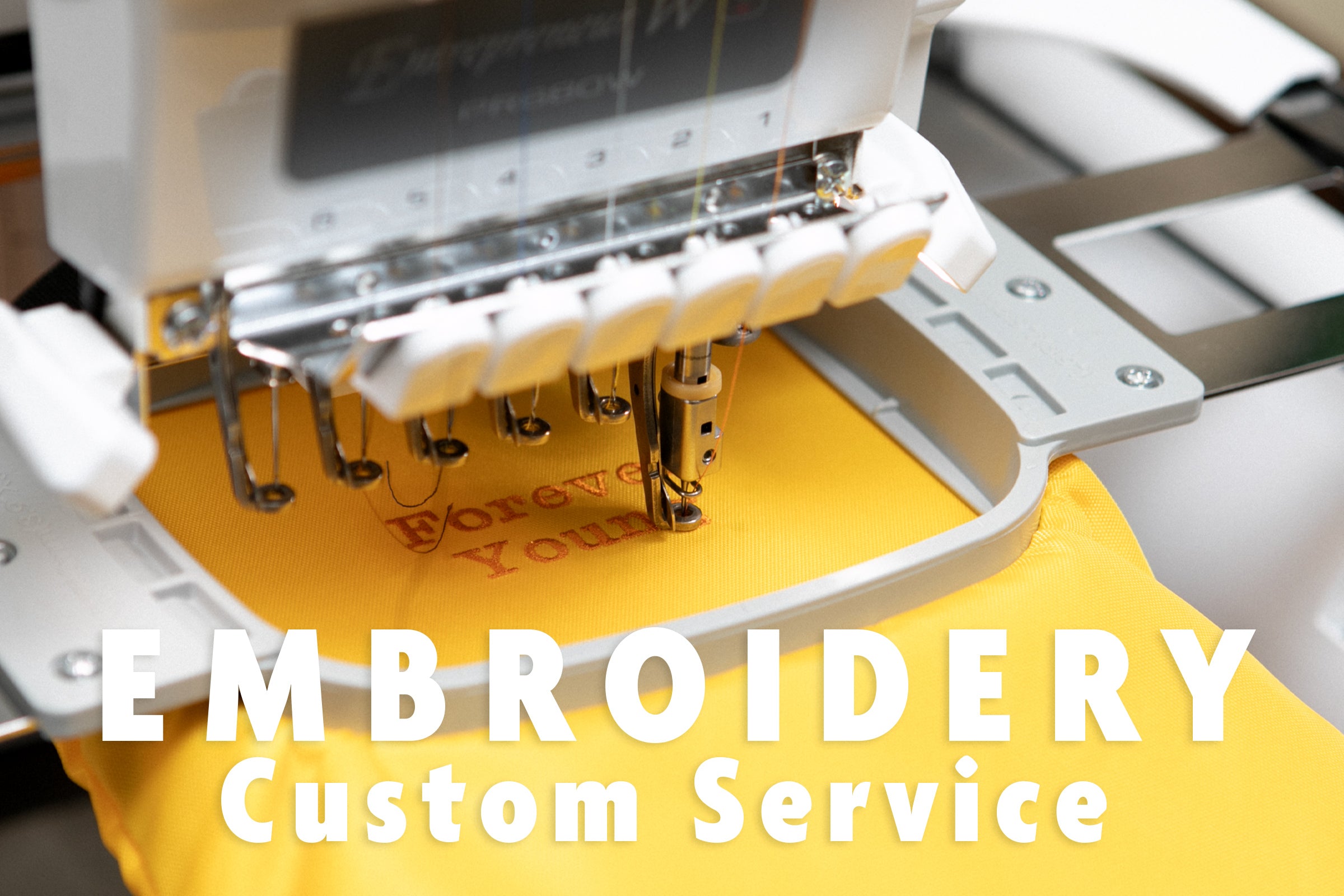 『Embroidery Custom Service』/ 刺繍カスタムサービス開始のお知らせ
