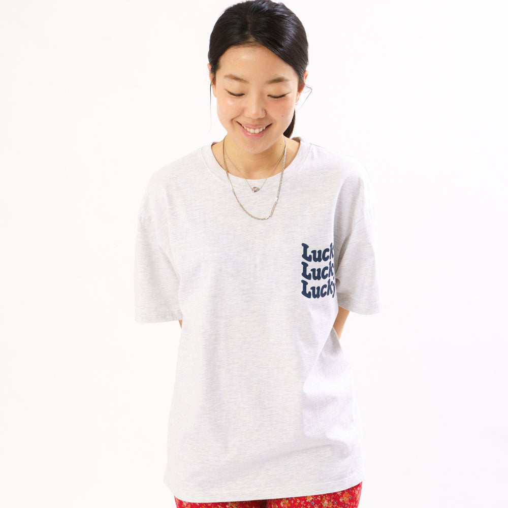 LUCKY SLOT TEE (1% MELANGE) / ラッキースロットティー (1%メランジ)
