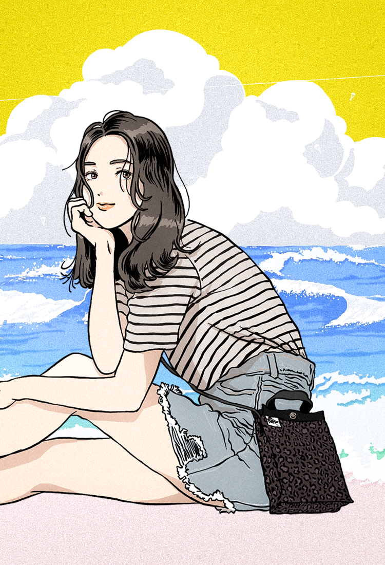 SAMPLE-EASY STRING POUCH DESERT ZEBRA (SMILE)