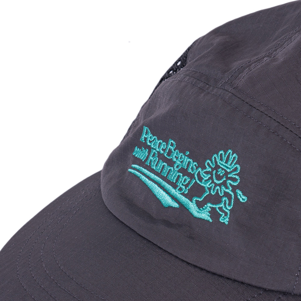 PEACE RUNNERS CAP (BLACK) / ピースランナーズキャップ (ブラック)