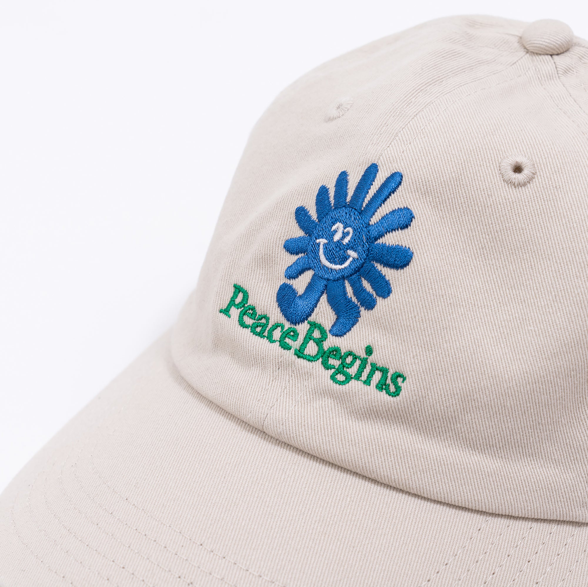 PEACE RUN WASHED CAP (PUTTY) / ピースランウォッシュドキャップ (パテ)