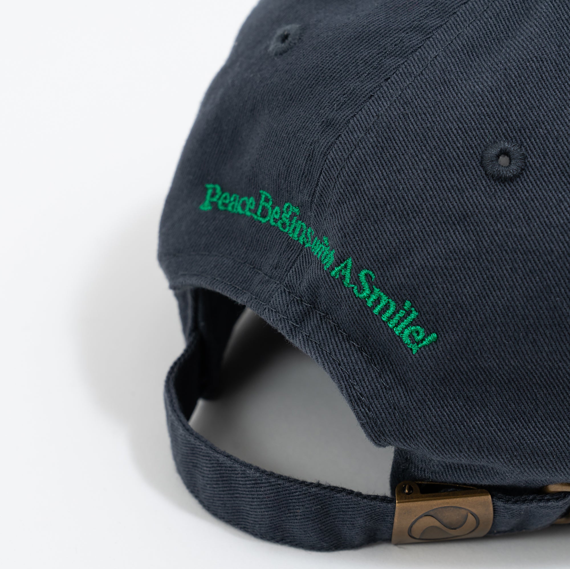 PEACE RUN WASHED CAP (SLATE) / ピースランウォッシュドキャップ (スレート)