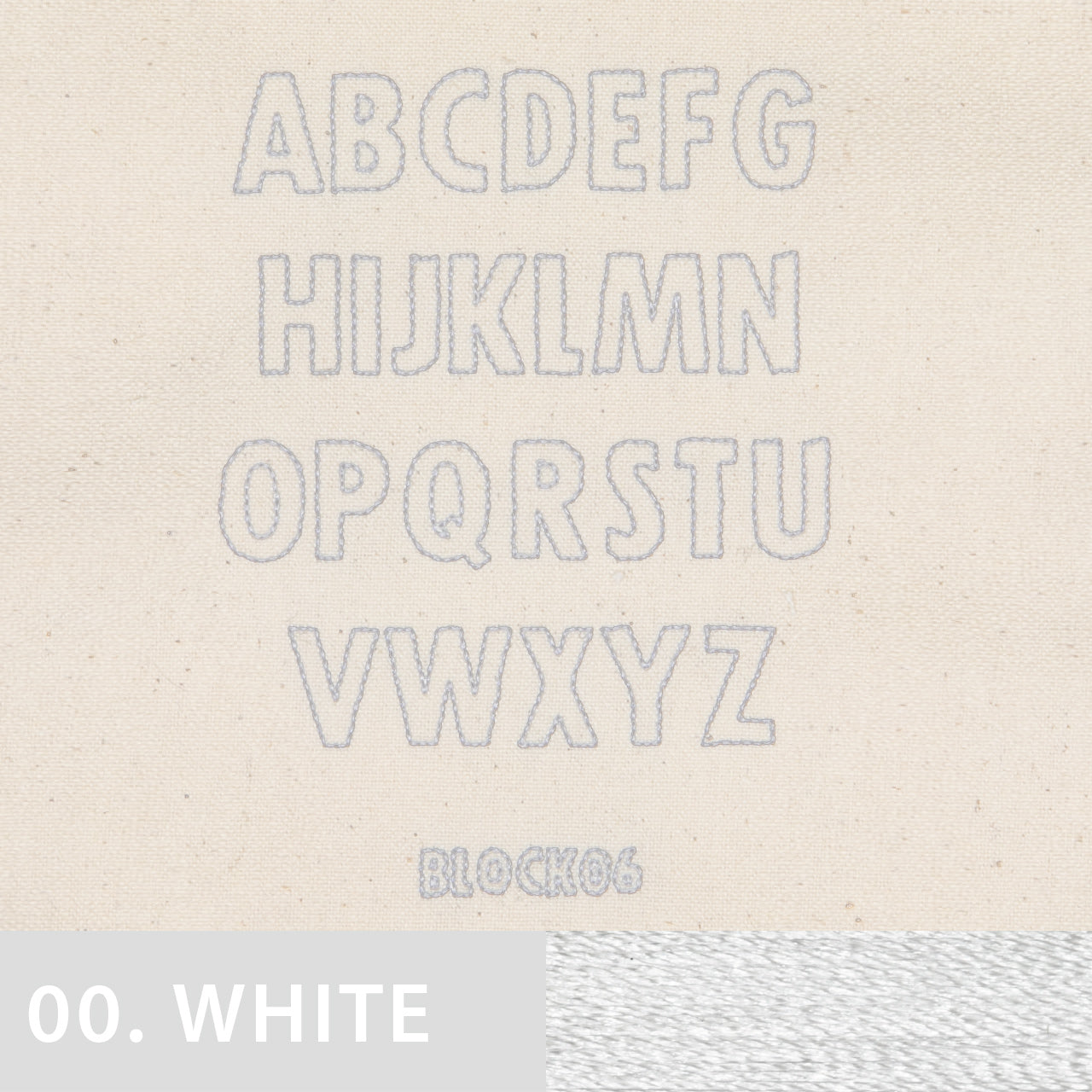 INITIAL EMBROIDERY / イニシャル刺繍文字