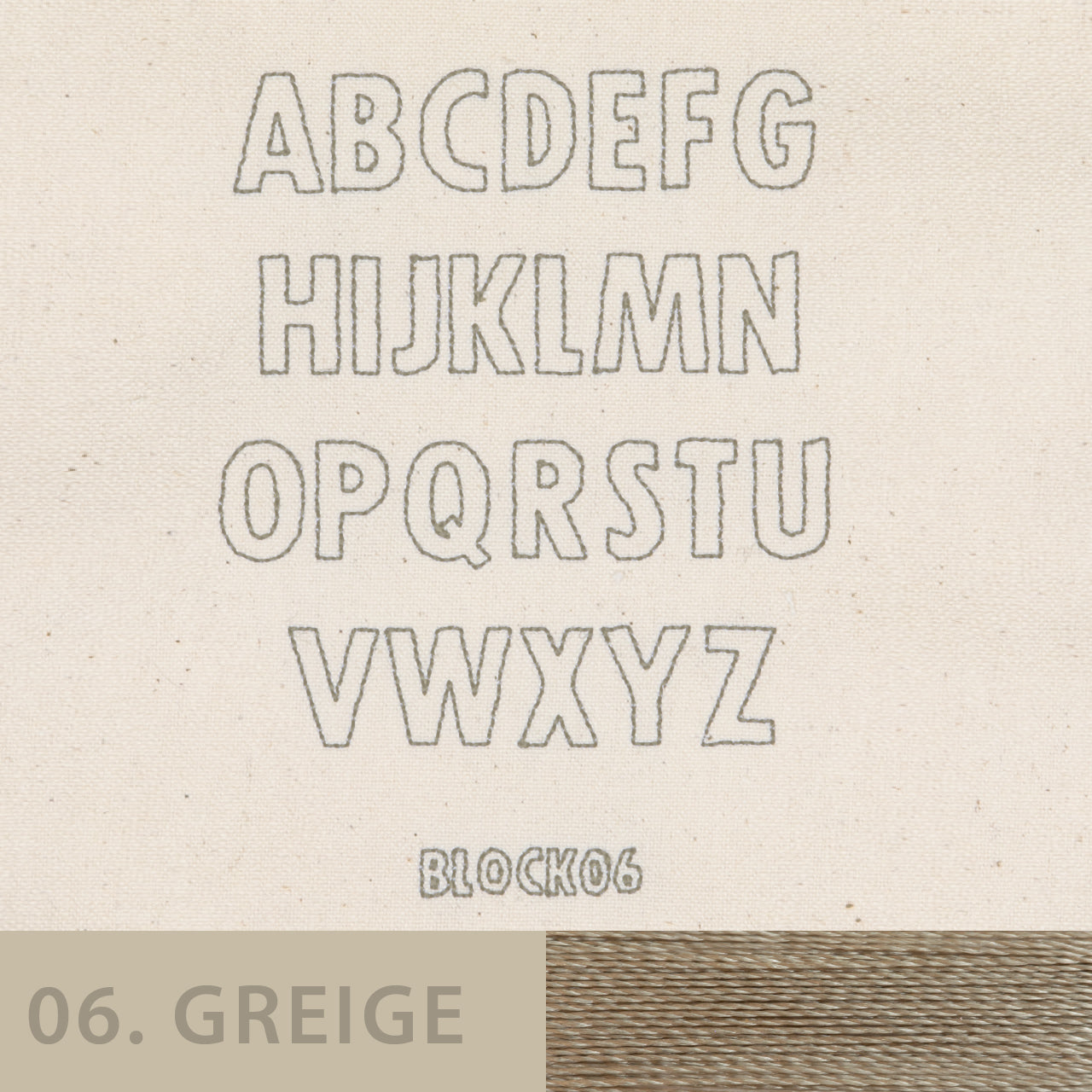 INITIAL EMBROIDERY / イニシャル刺繍文字