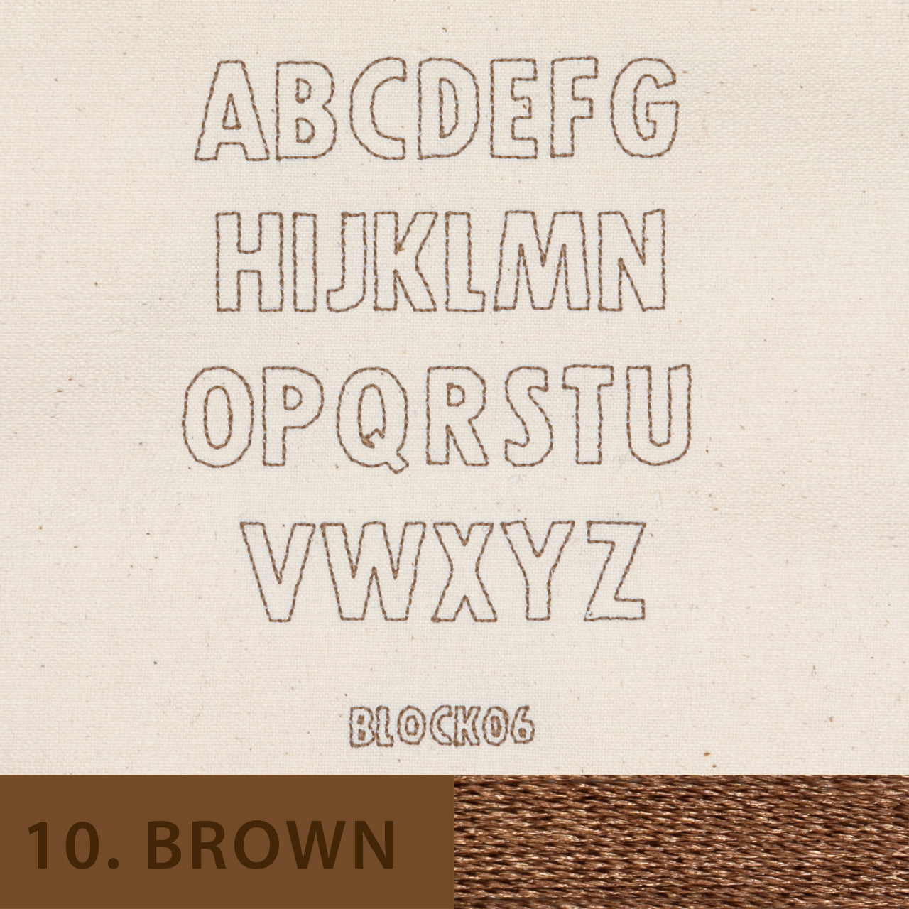 INITIAL EMBROIDERY / イニシャル刺繍文字