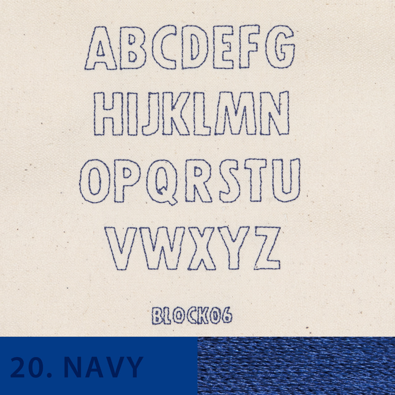 INITIAL EMBROIDERY / イニシャル刺繍文字