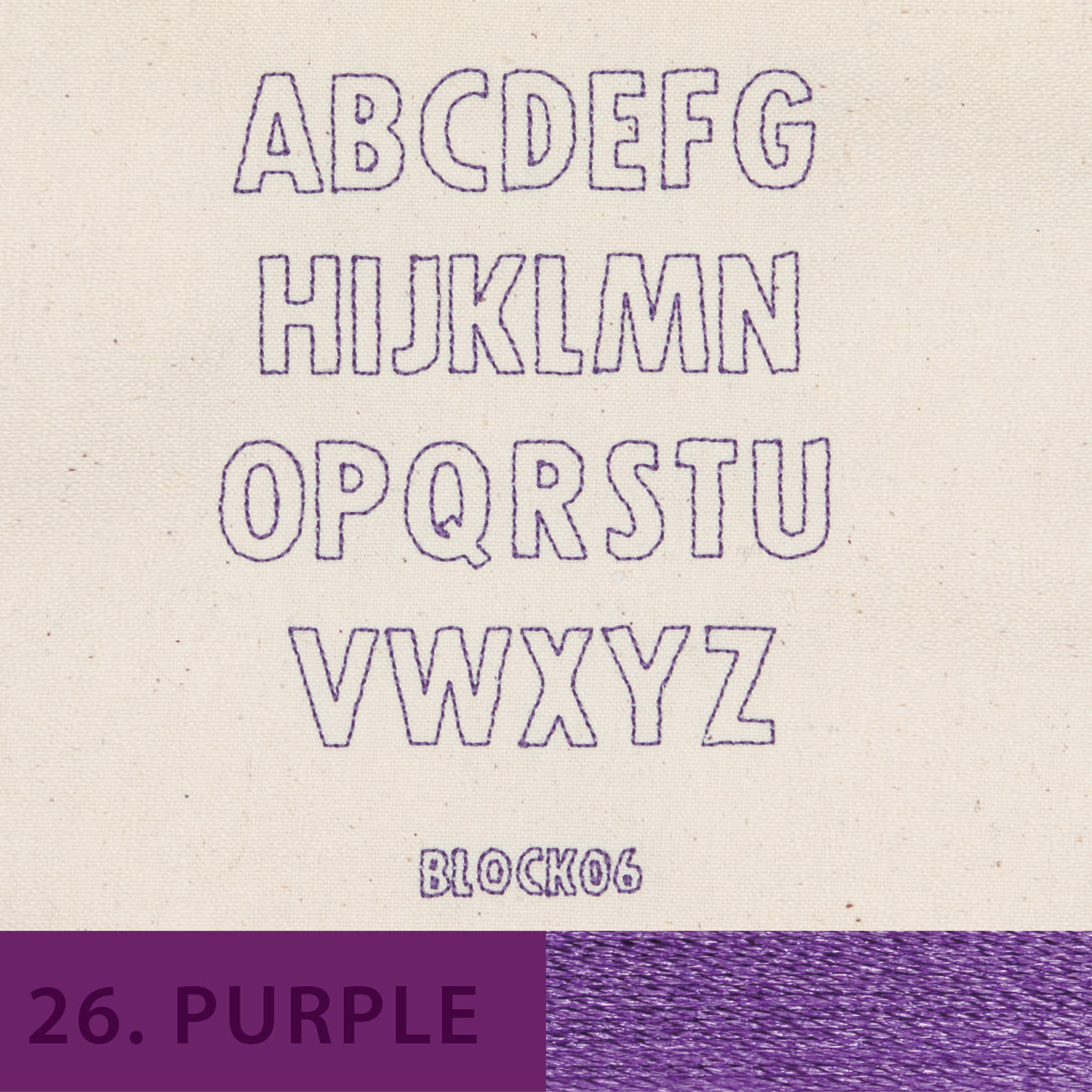 INITIAL EMBROIDERY / イニシャル刺繍文字