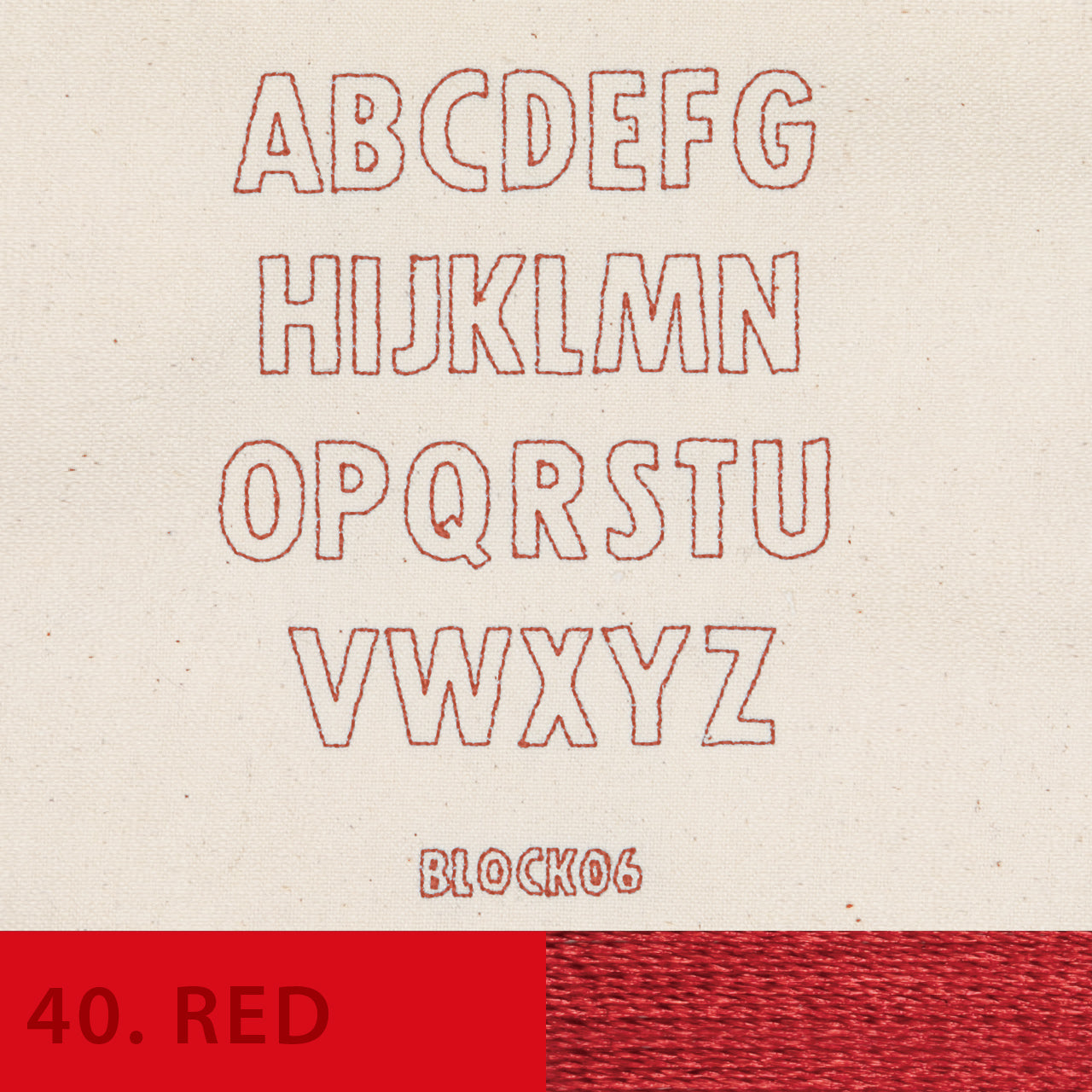 INITIAL EMBROIDERY / イニシャル刺繍文字