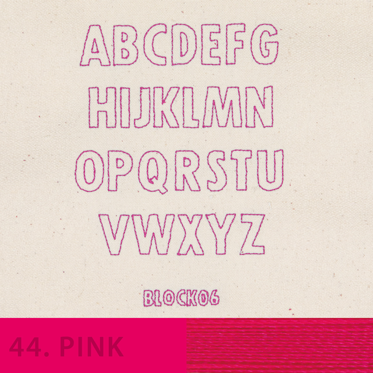 INITIAL EMBROIDERY / イニシャル刺繍文字