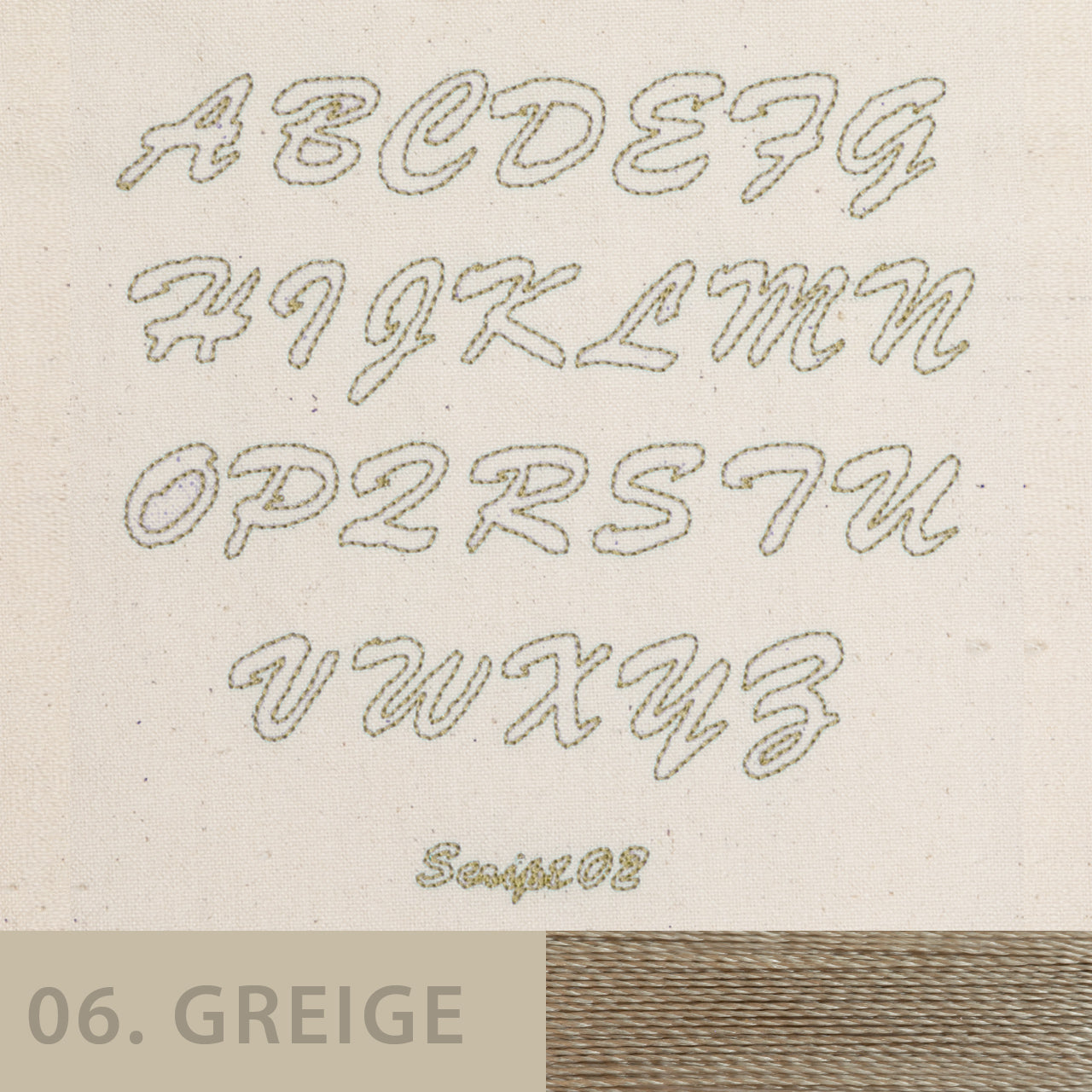 INITIAL EMBROIDERY / イニシャル刺繍文字