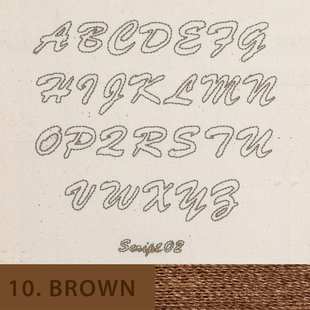 INITIAL EMBROIDERY / イニシャル刺繍文字