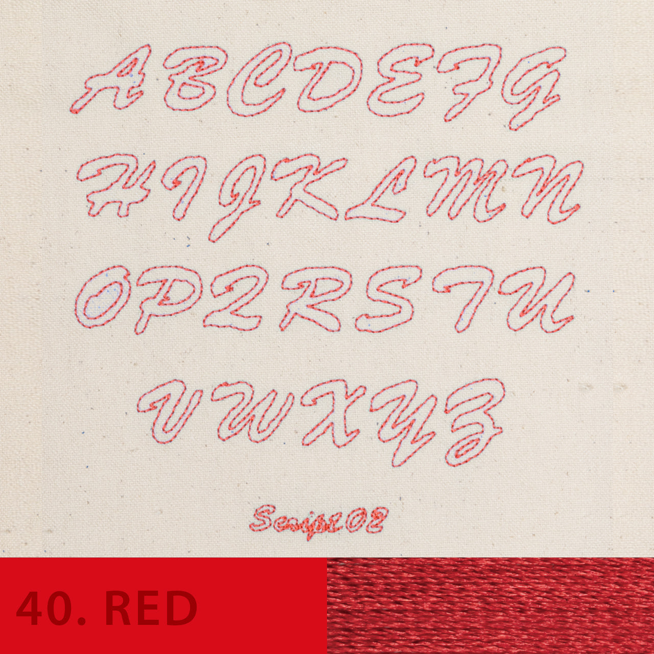 INITIAL EMBROIDERY / イニシャル刺繍文字