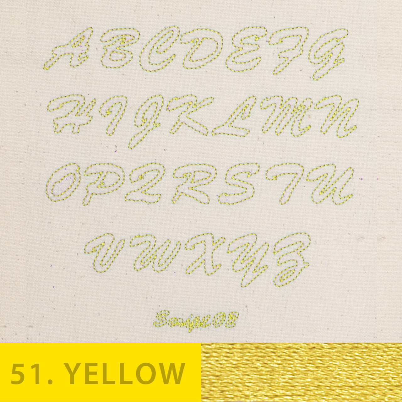 INITIAL EMBROIDERY / イニシャル刺繍文字