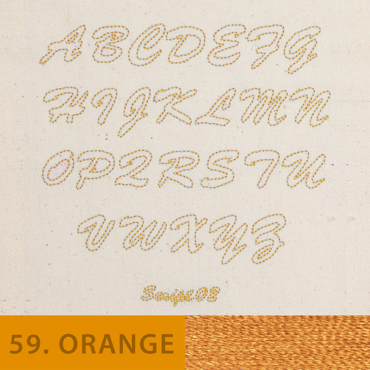 INITIAL EMBROIDERY / イニシャル刺繍文字