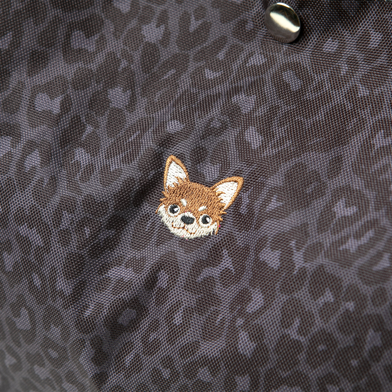 SAMPLE-CARRY ALL BAG BLACK LEOPARD (CHIHUAHUA)
