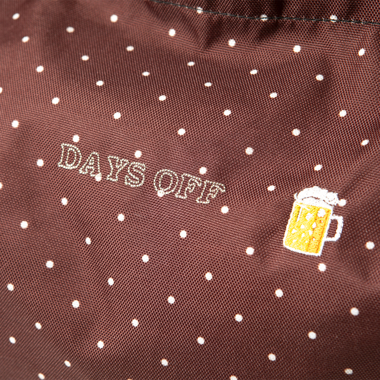 SAMPLE-PLAIN SHOULDER BAG PINECONE DOTS (DAYS OFF)