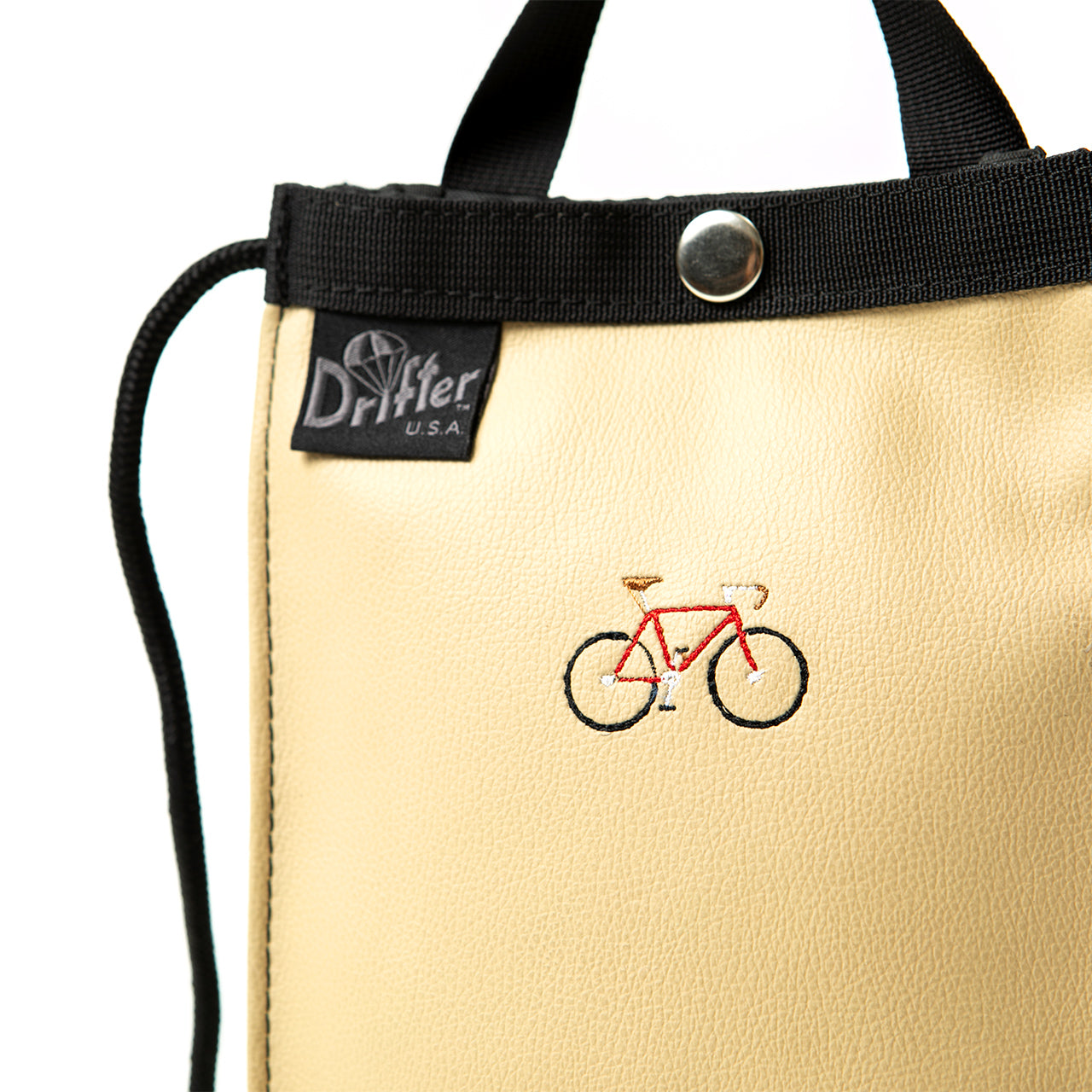 SAMPLE-EASY STRING POUCH FAKE LEATHER BEIGE (BICYCLE)