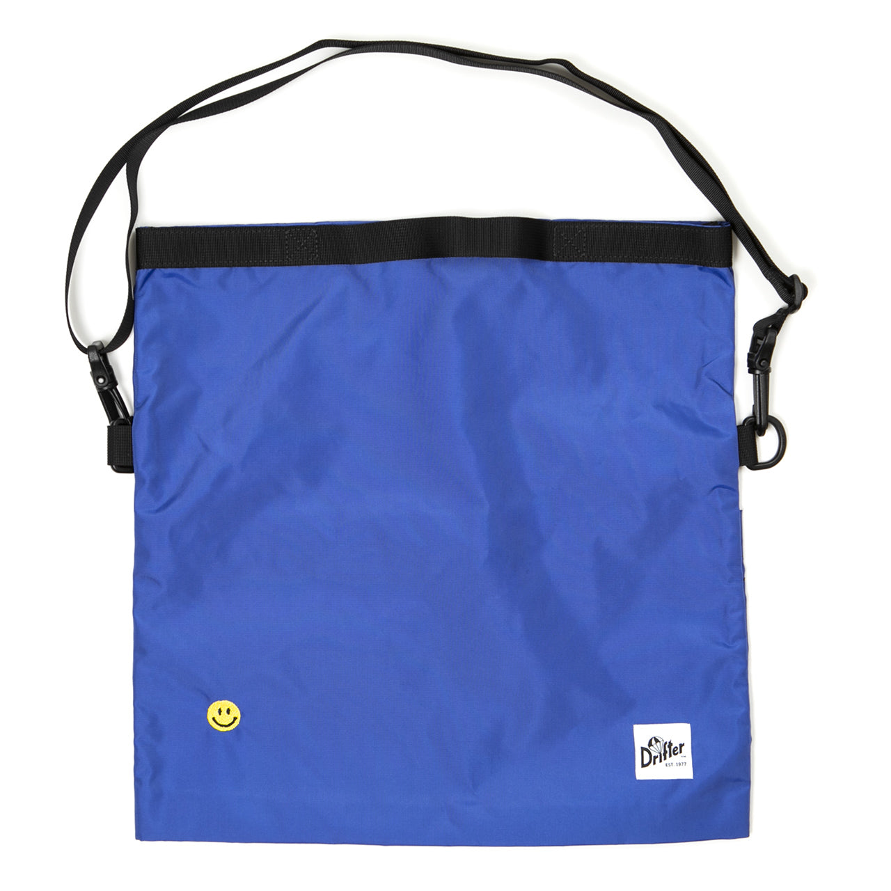 SAMPLE-FOLD SHOULDER TOTE BLUE (SMILE)