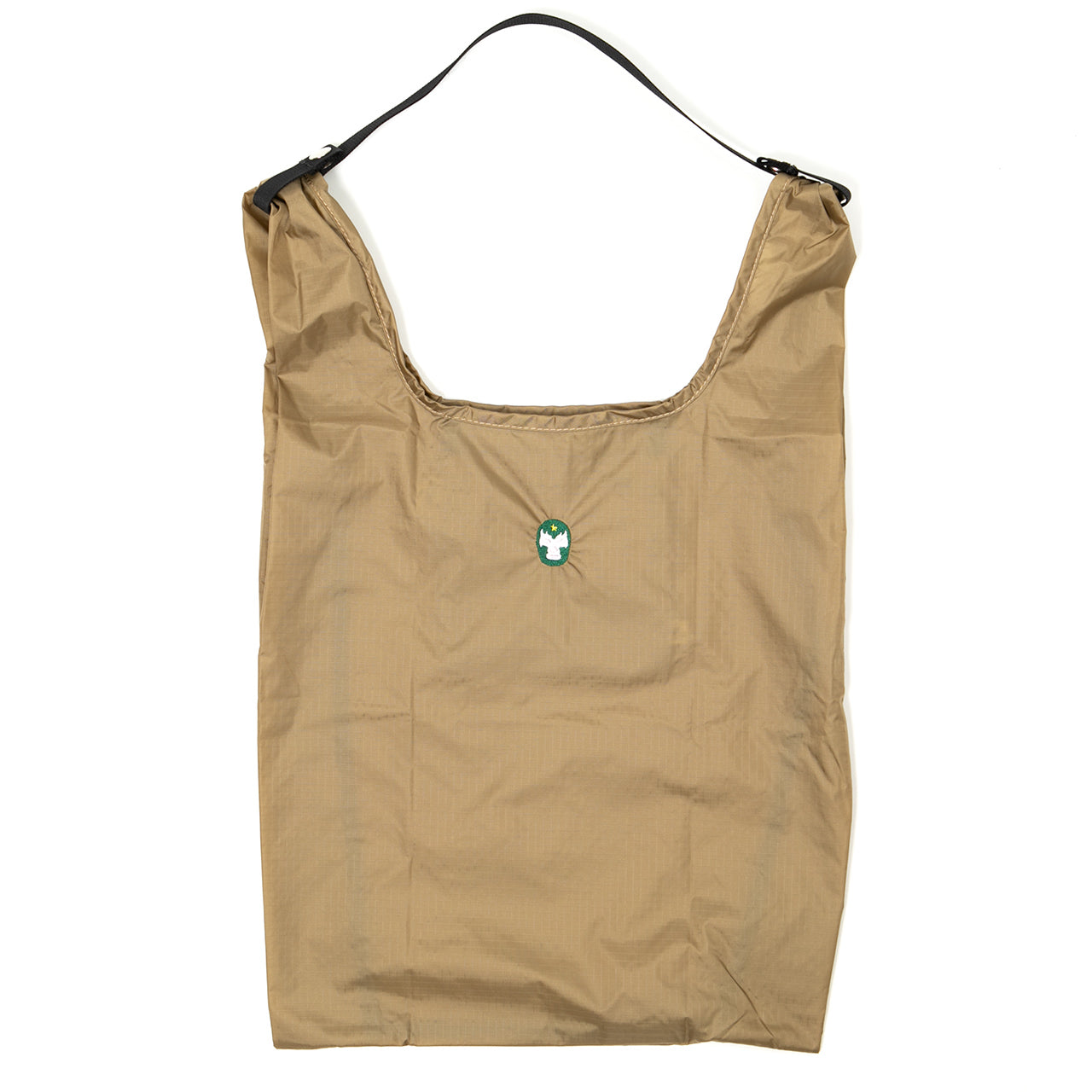 SAMPLE-POCKETABLE TOTE TAN (LUCHA LIBRE)