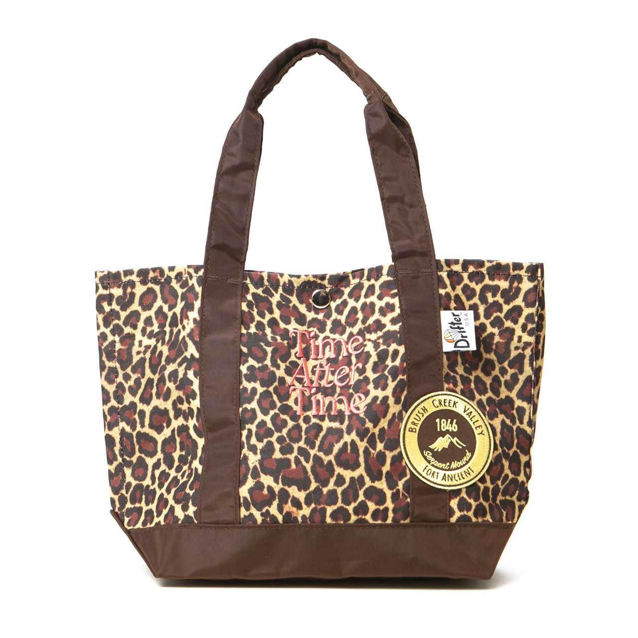 SAMPLE-BUCKEYE MEDIUM TOTE LEOPARD x CHOCO