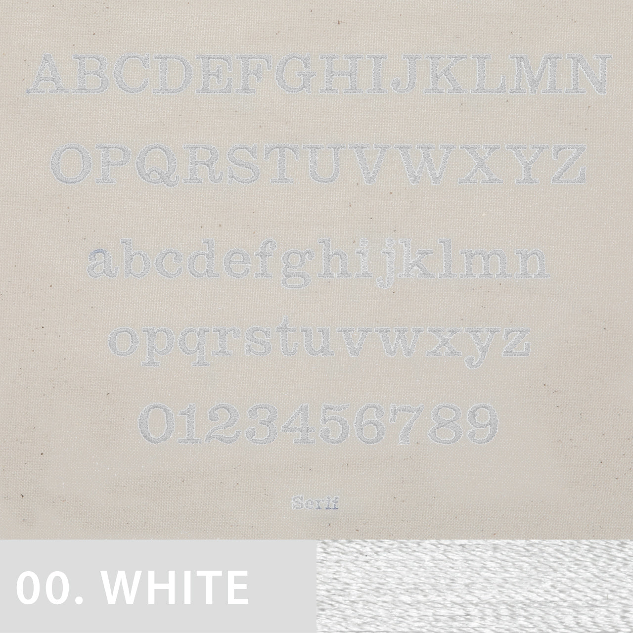 刺しゅう フォント