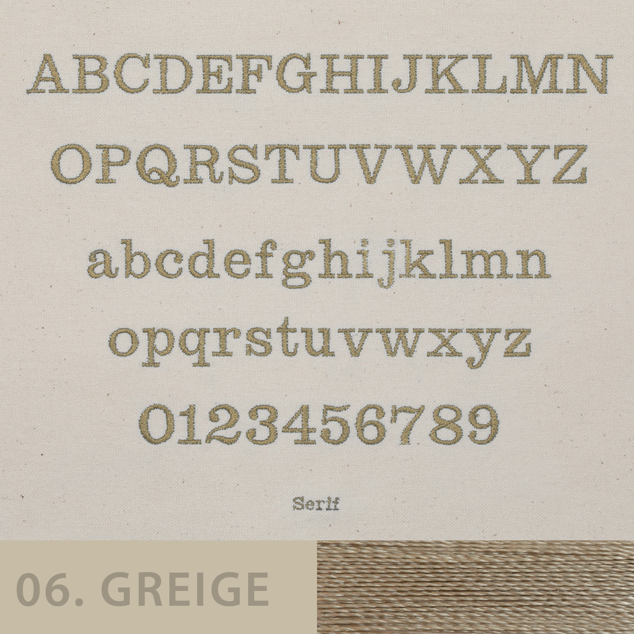 刺しゅう フォント