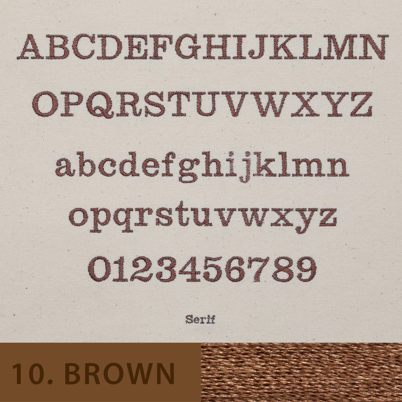 刺しゅう フォント