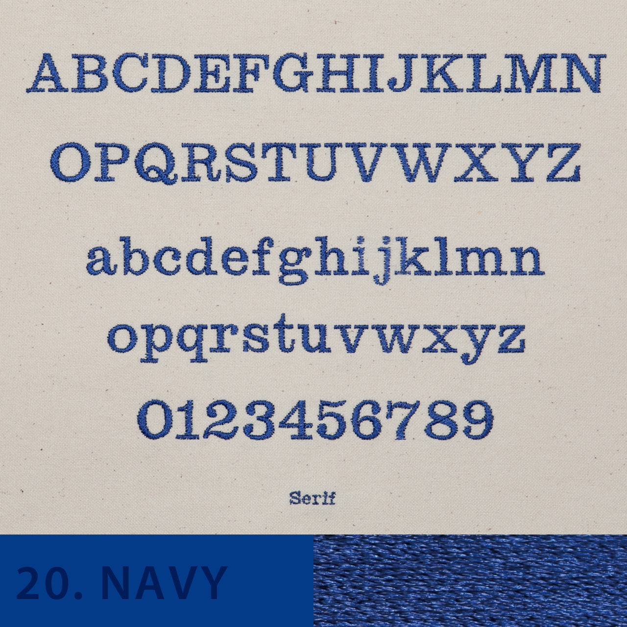 刺しゅう フォント