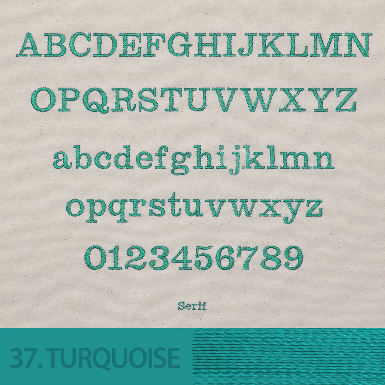 刺しゅう フォント