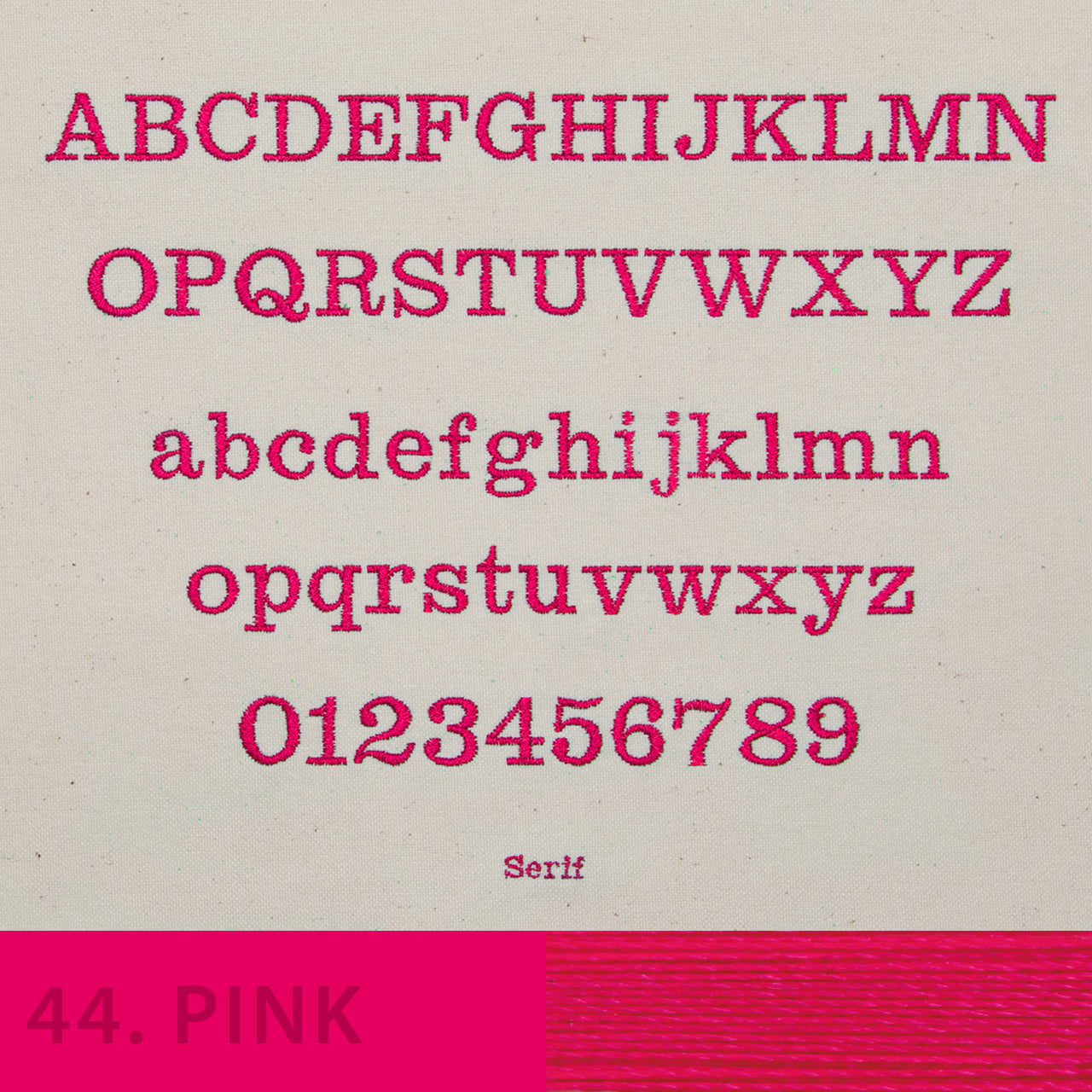 刺しゅう フォント