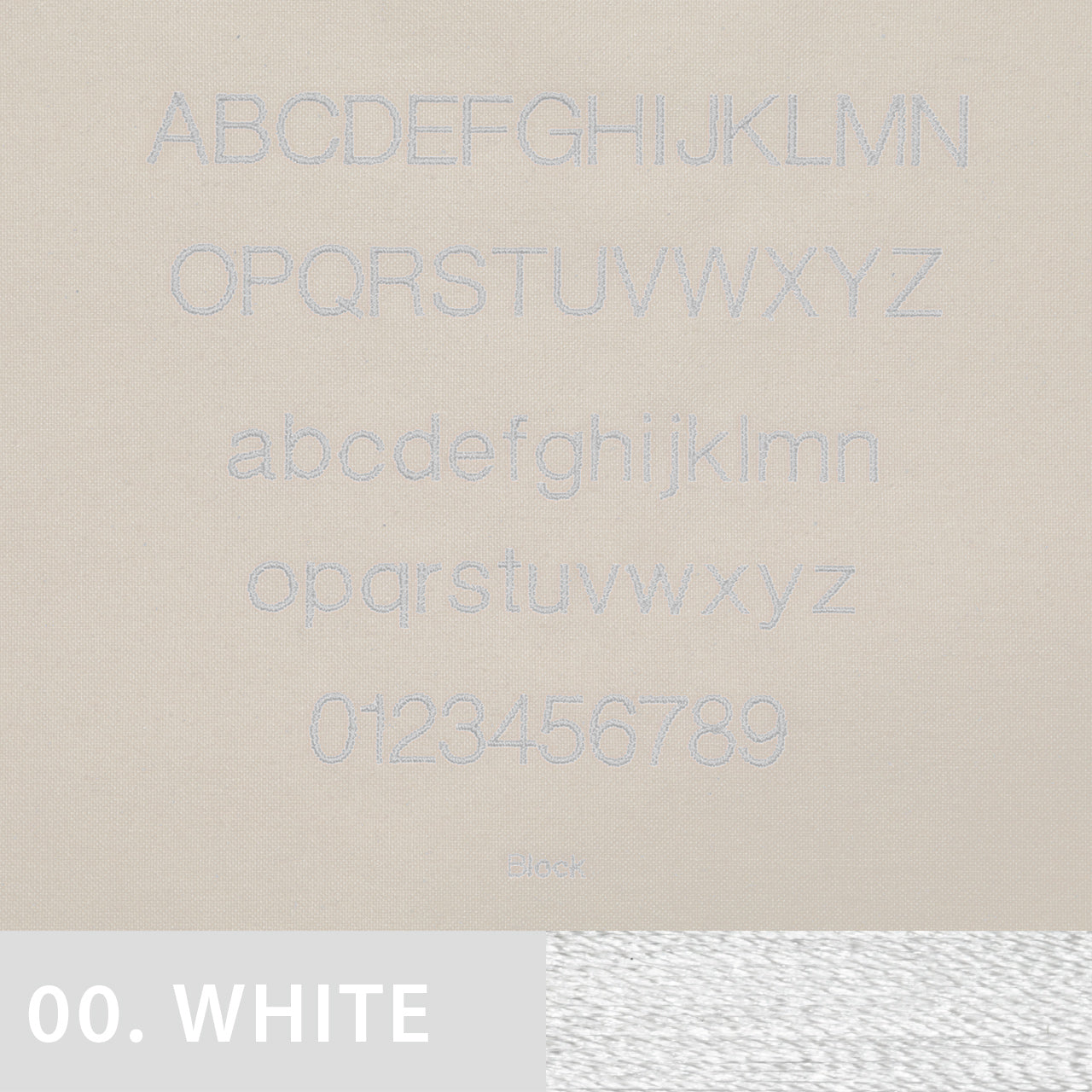 刺しゅう フォント