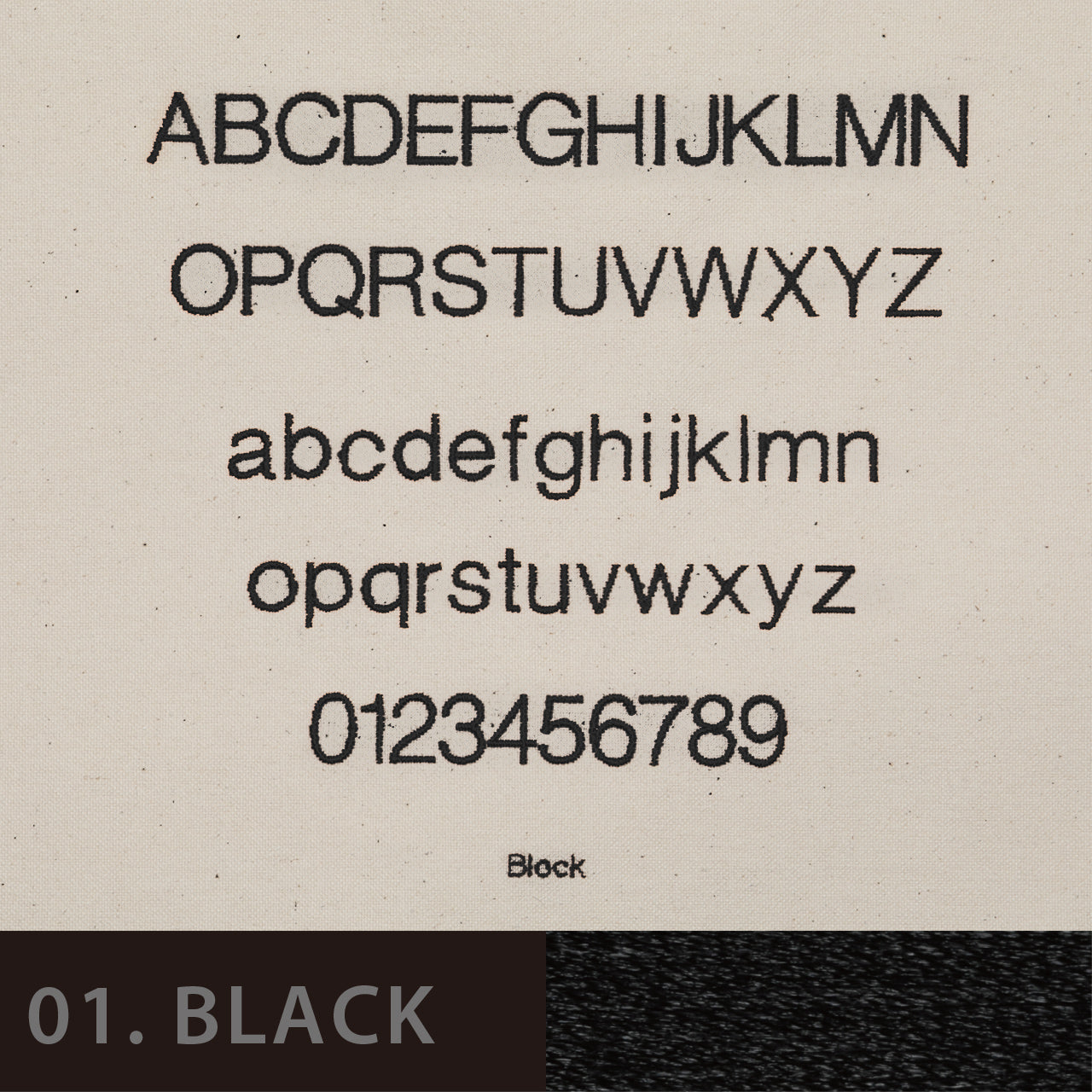 刺しゅう フォント