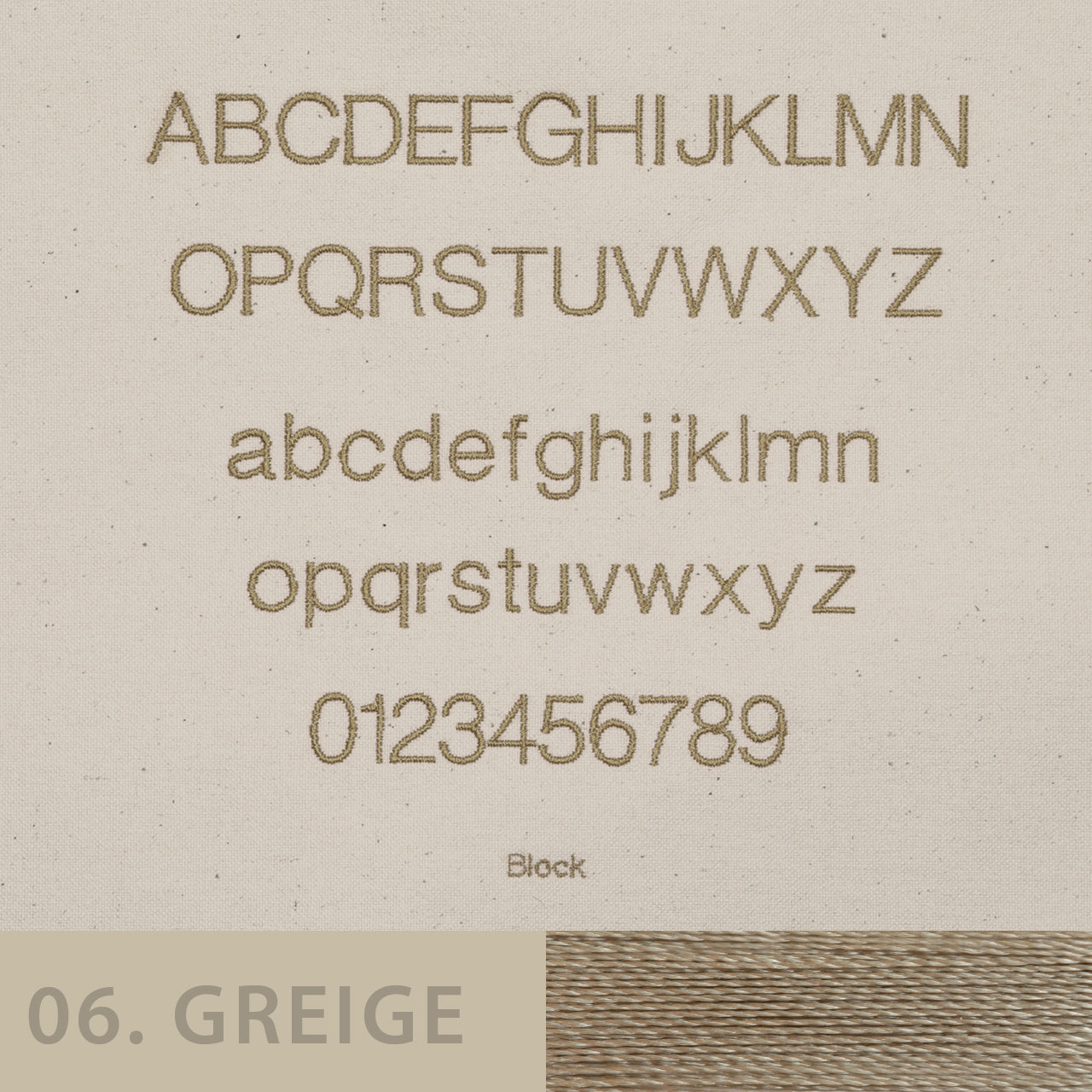 刺しゅう フォント