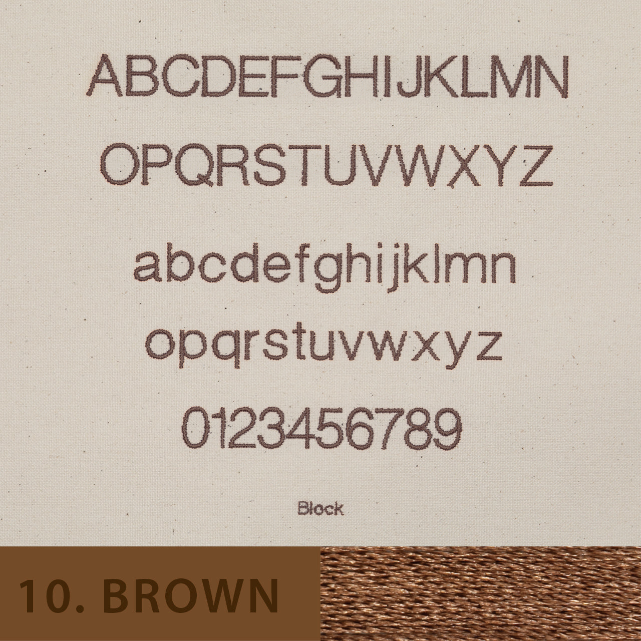 刺しゅう フォント