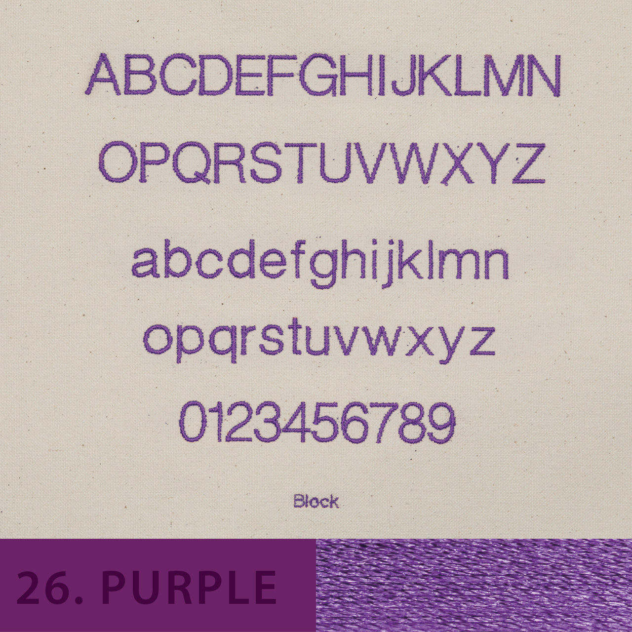 刺しゅう フォント