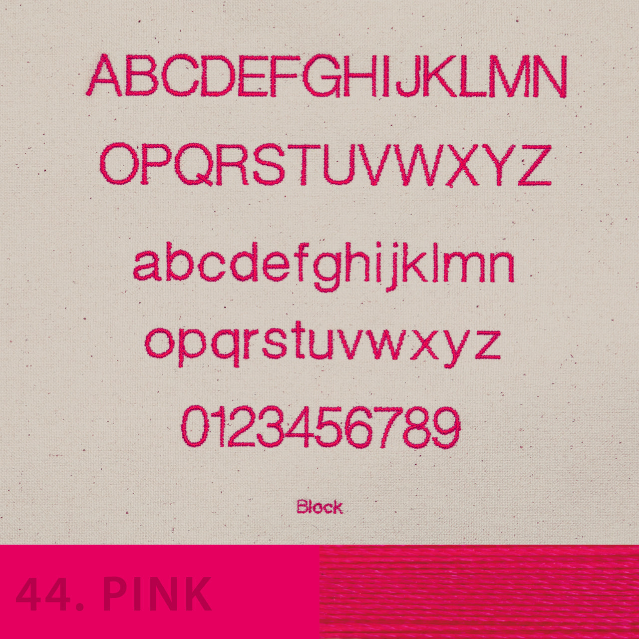 刺しゅう フォント