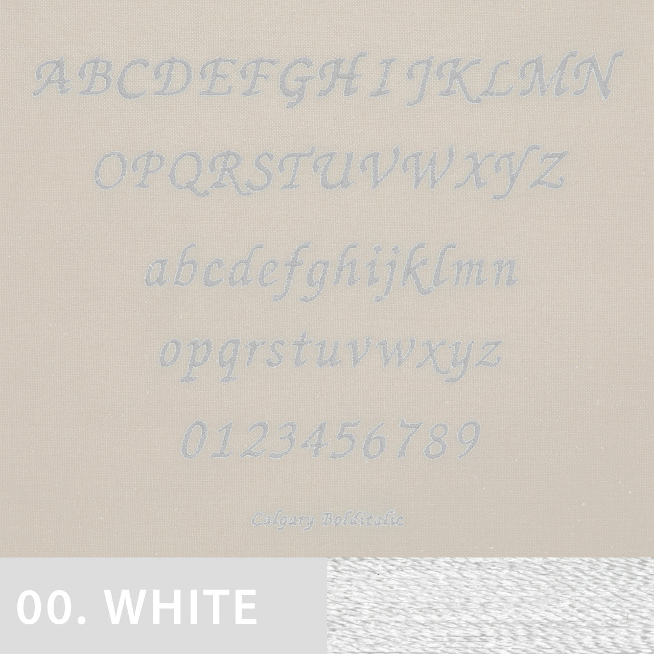 刺しゅう フォント