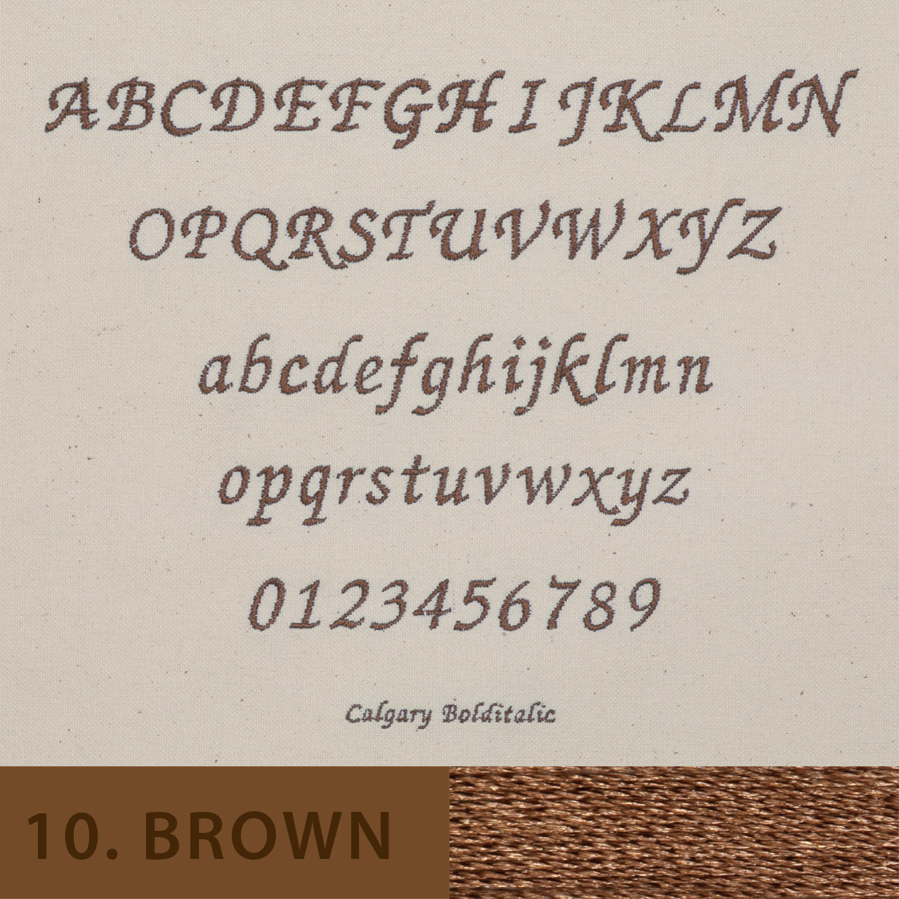 刺しゅう フォント