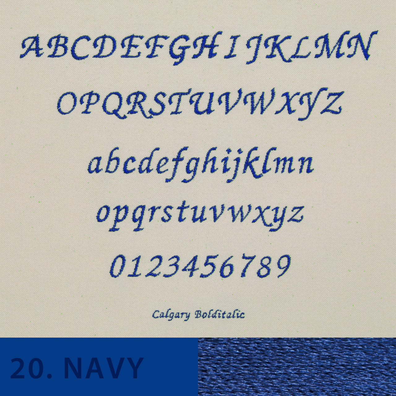 刺しゅう フォント