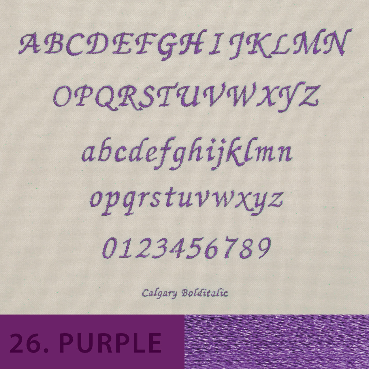 刺しゅう フォント