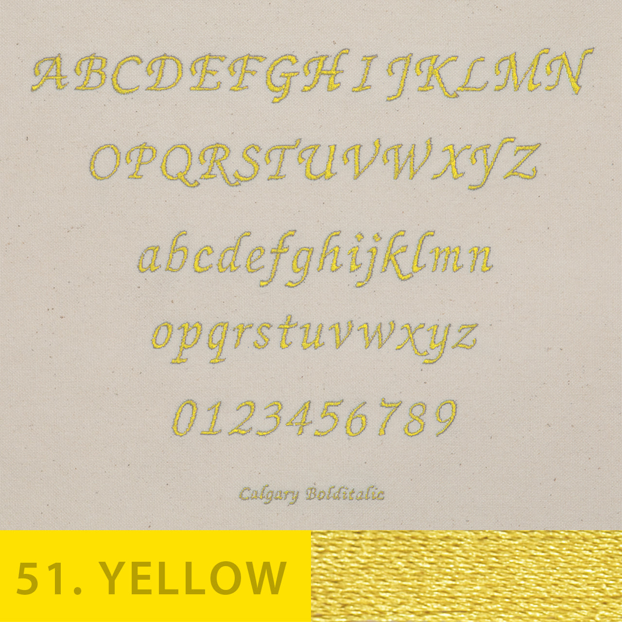 刺しゅう フォント