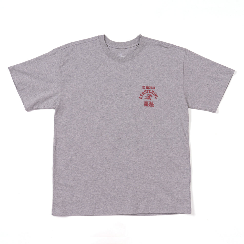STRETCHING WITH PENGUINS TEE (GRAY) / ストレッチングウィズペンギンティー (グレー)