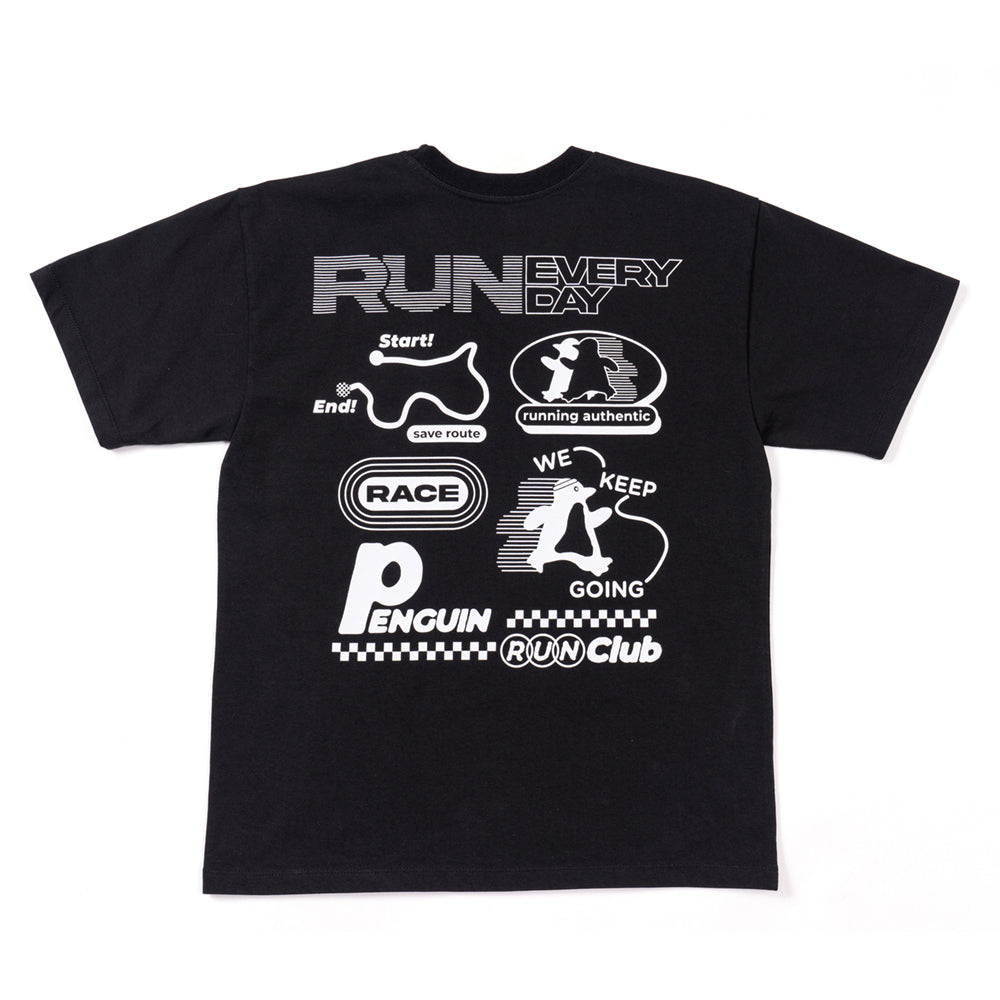 PENGUIN RUN IN CALIFORNIA TEE (JET BLACK) / ペンギンランインカリフォルニアティー (ジェットブラック)