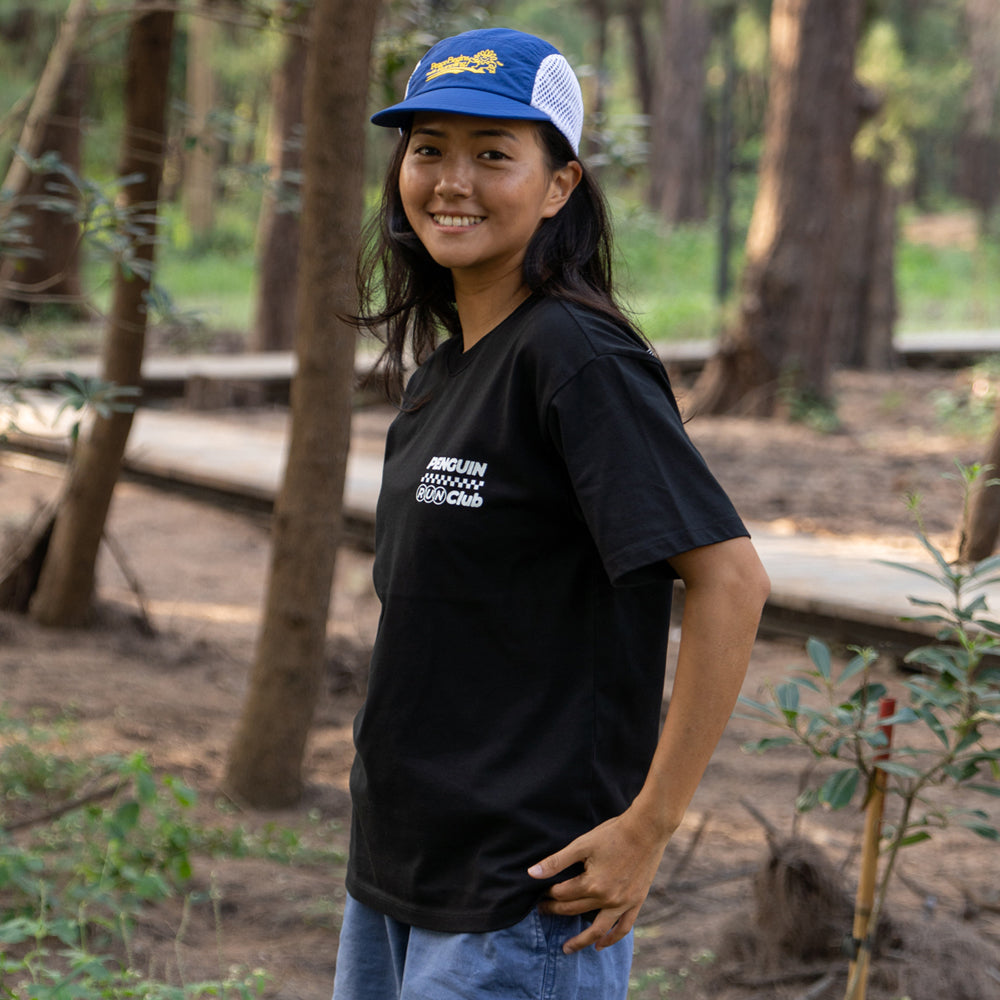 PENGUIN RUN IN CALIFORNIA TEE (JET BLACK) / ペンギンランインカリフォルニアティー (ジェットブラック)