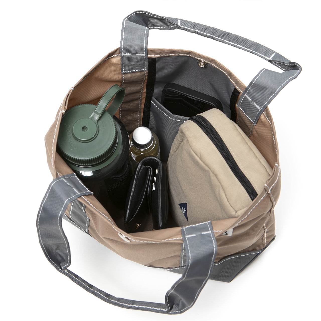 SAMPLE-BUCKEYE MEDIUM TOTE+ BLACK x BLACK (LOVE ME FLOWER)