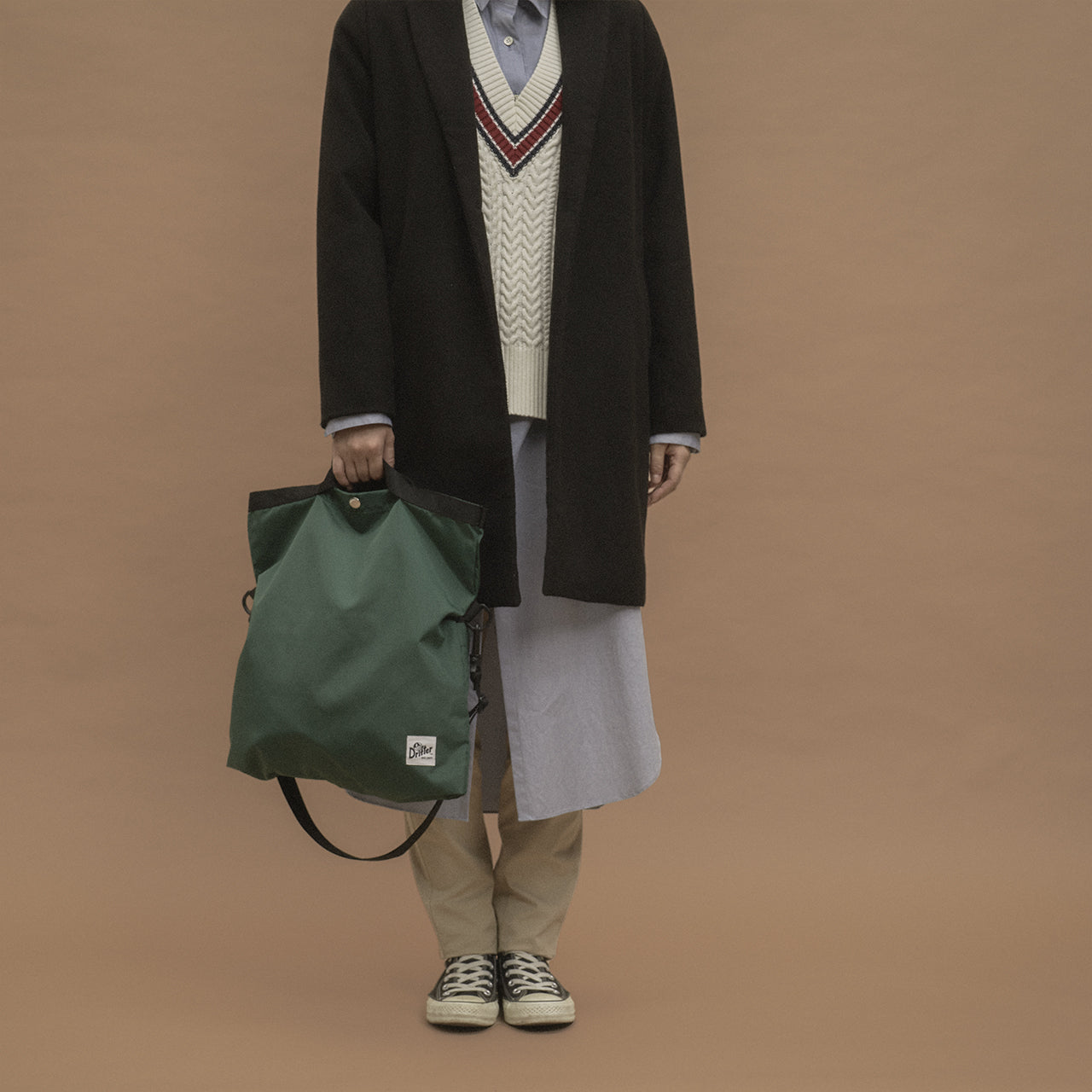 フォールドショルダートート