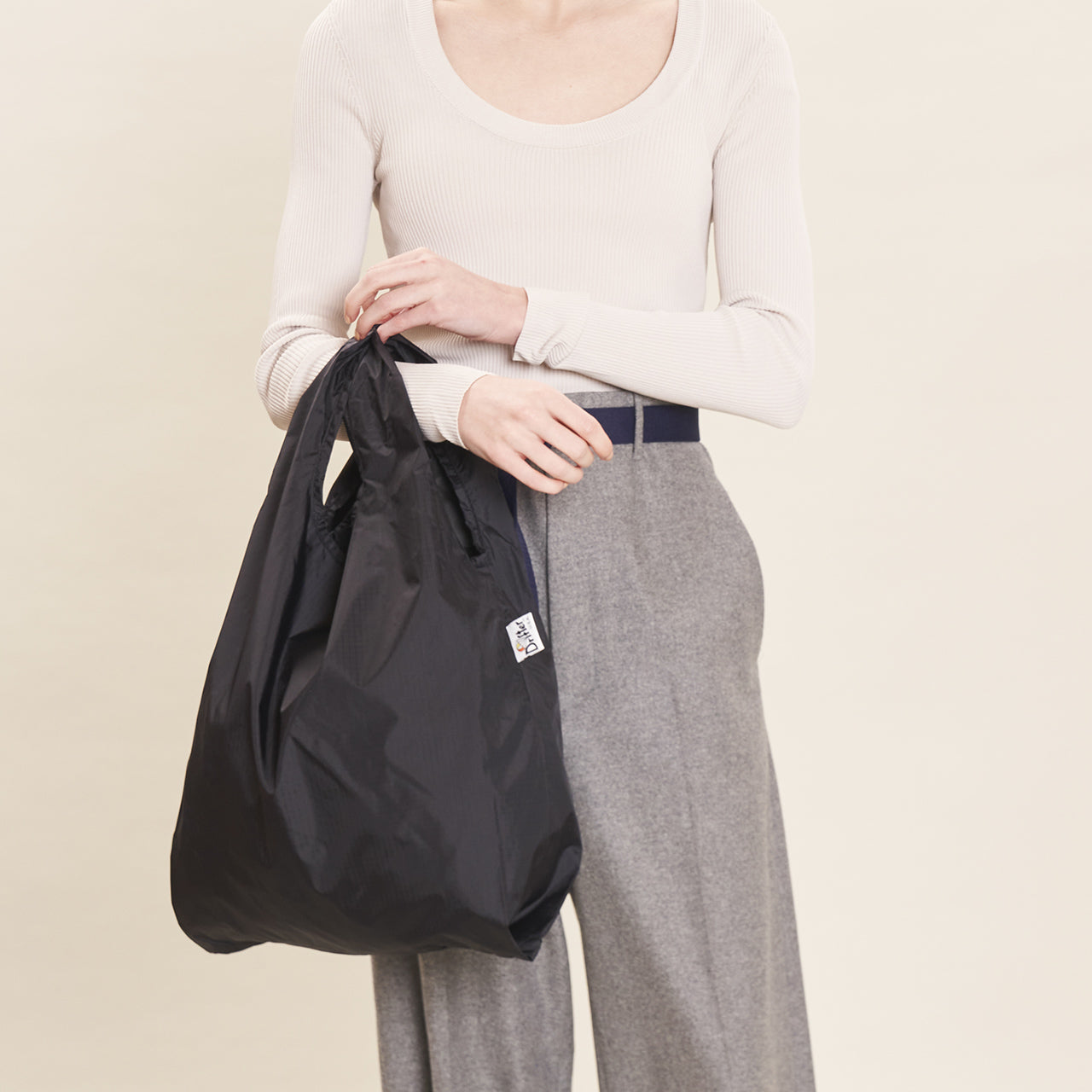 SAMPLE-POCKETABLE TOTE TAN (LUCHA LIBRE)